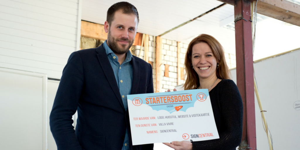 Startersboost Signcentral voor Villa Vivre